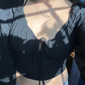 Black Longsleeve Top